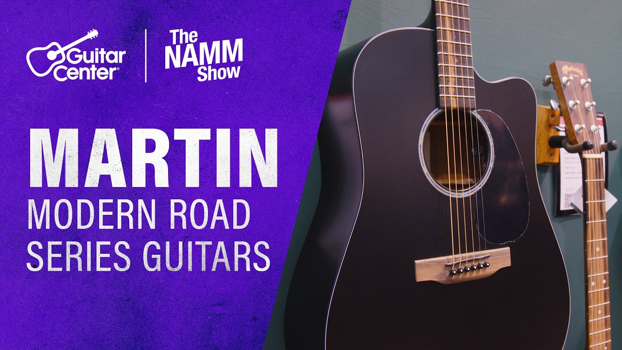 Обзор и демонстрация новых акустических гитар Martin Modern Road Series | NAMM 2026