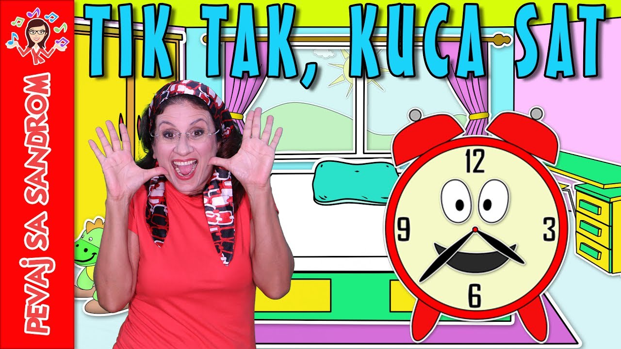 💖 Tik tak, kuca sat 💖 Pevaj sa Sandrom | Dečije pesme | Dečije priče