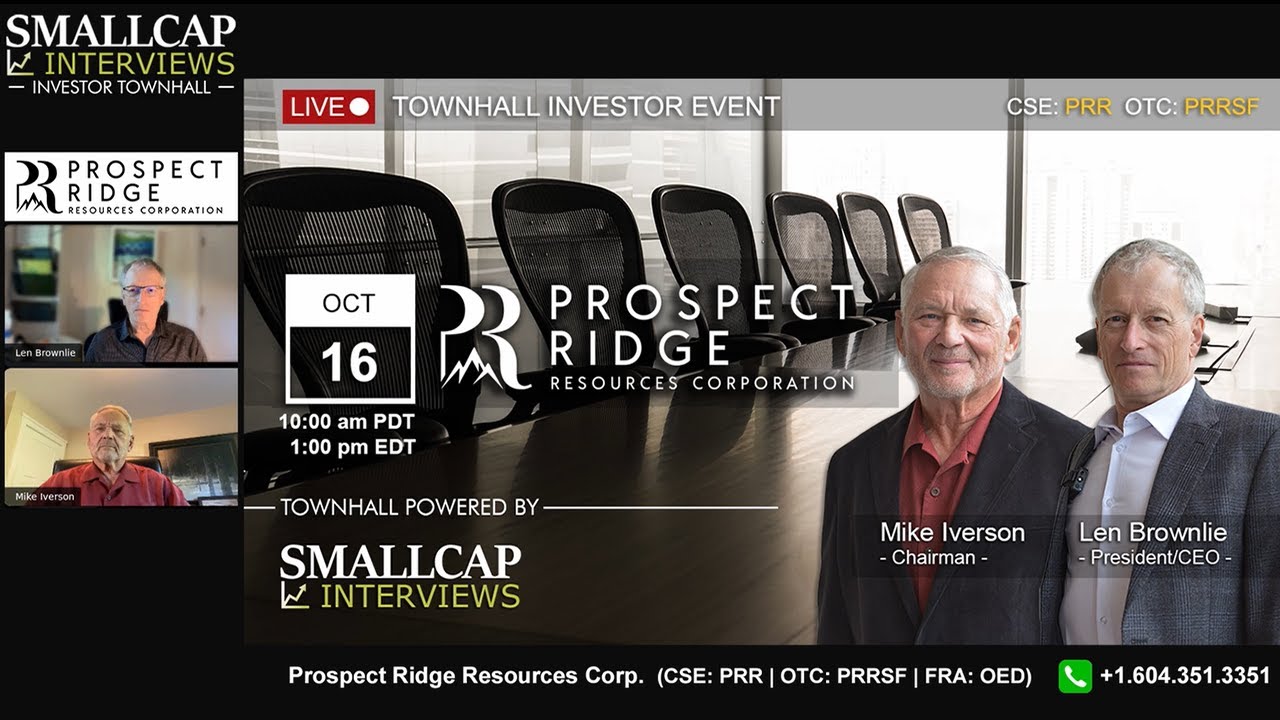 Prospect Ridge Resources Management Outline New Copper-Gold Strategy | Investor Townhall Oct 16 2025
