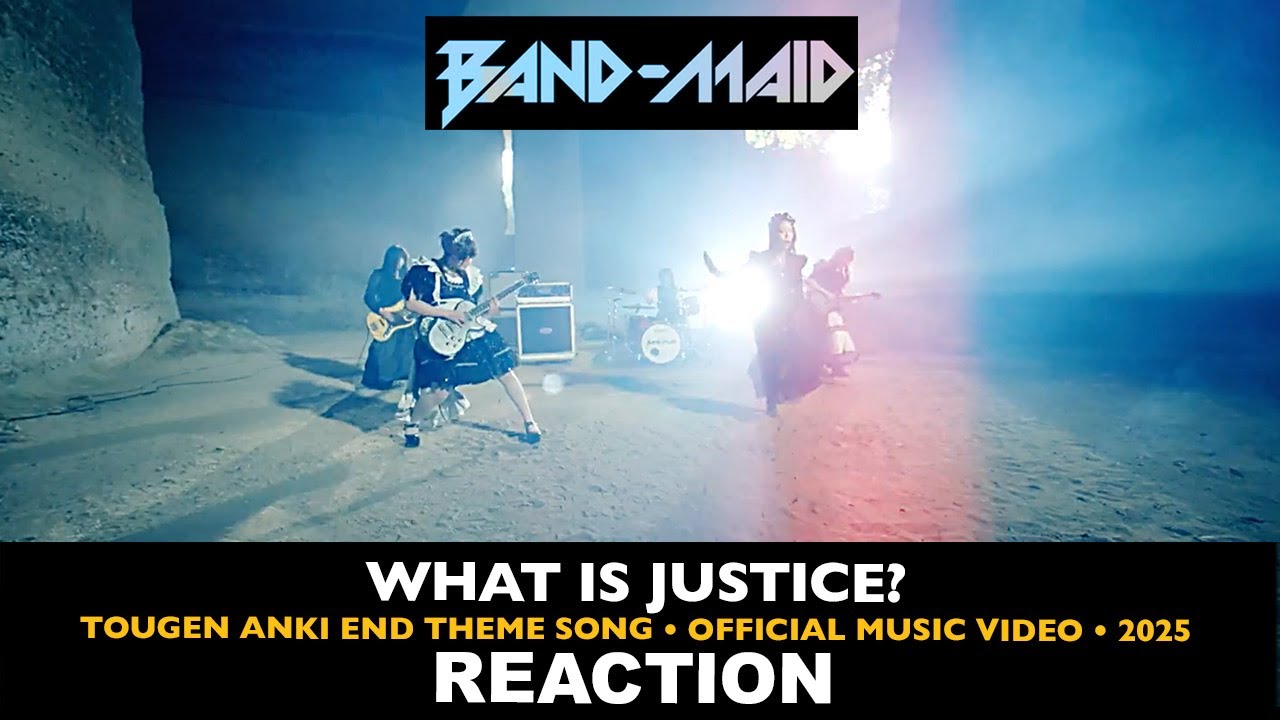 Musicians REACT to Band-Maid: What Is Justice? (Official Music Video 2025) TOUGEN ANKI END THEME