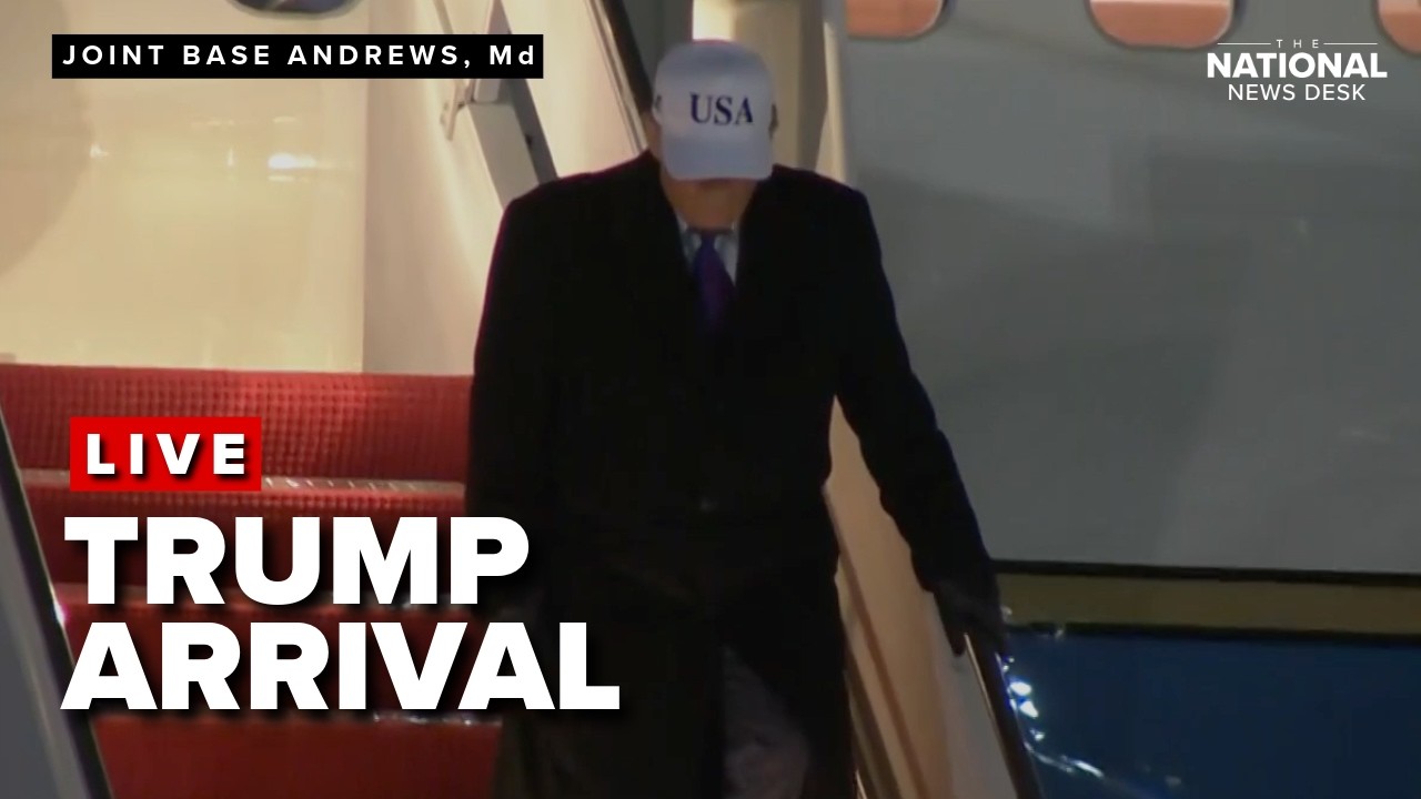 Trump arrives back to DC after visiting Georgia