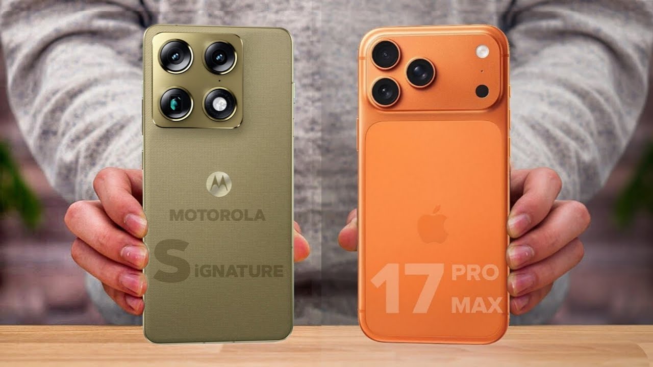Motorola Signature Vs iPhone 17 Pro Max - Which One is Batter For You ⚡