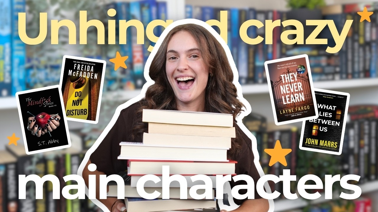 Top 16 BEST female main characters OF ALL TIME *thriller books* ❤️&zwj;🔥🥀📚 | booktube