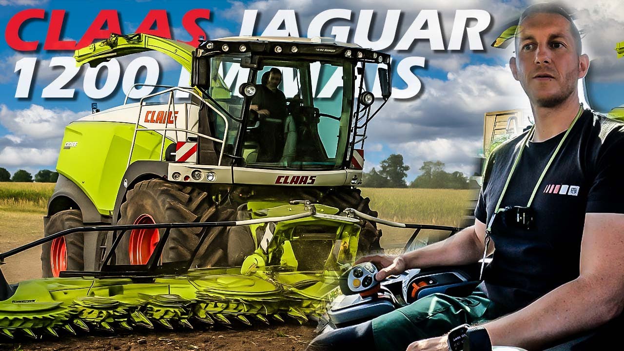 Ich durfte den brandneuen CLAAS JAGUAR 1200 (1.100 PS) fahren – Mais häckseln mit 10,5 m Orbis! 🌽💨