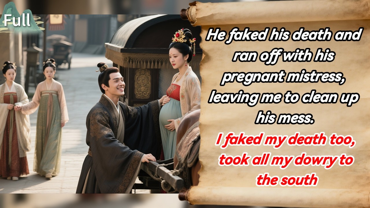 He faked his death and ran off with his mistress,leaving me to pay off his debt.I faked my death too