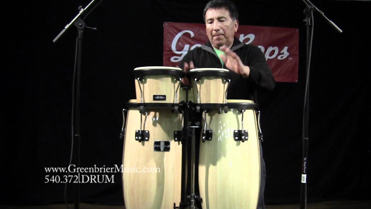 Gon Bops Fiesta Congos and Bongos Set w/ Alex Acuna