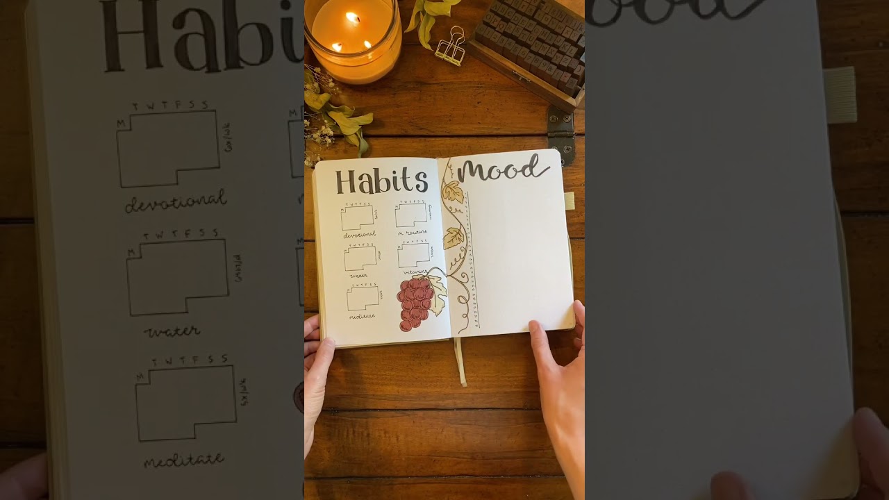 Taylor Swift August Bullet Journal Set Up! #shorts #bujo #swifties
