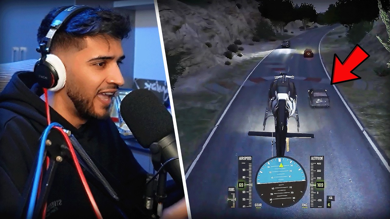 AJ Hunter Amazed by Joe Pistone’s Elite Flying Skills During High-Speed Pursuit! | Prodigy RP | GTA