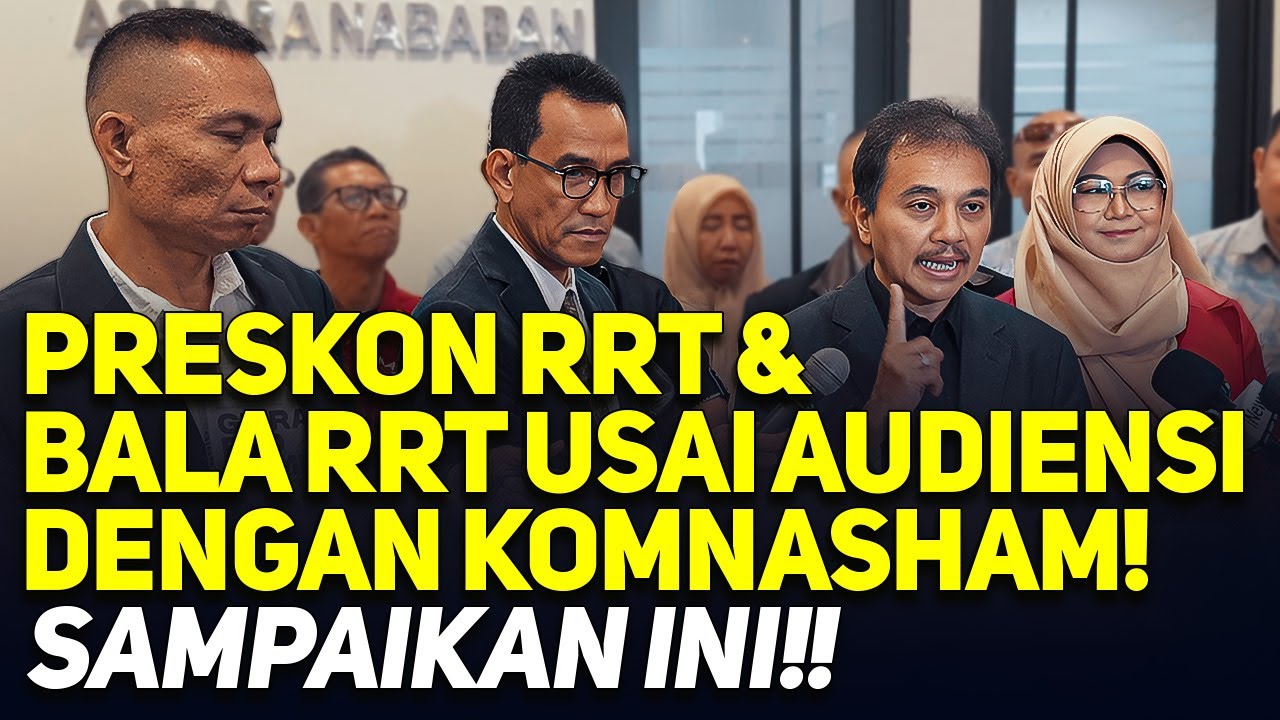 LIVE! PRESKON RRT & BALA RRT USAI AUDIENSI DENGAN KOMNASHAM! SAMPAIKAN INI!!