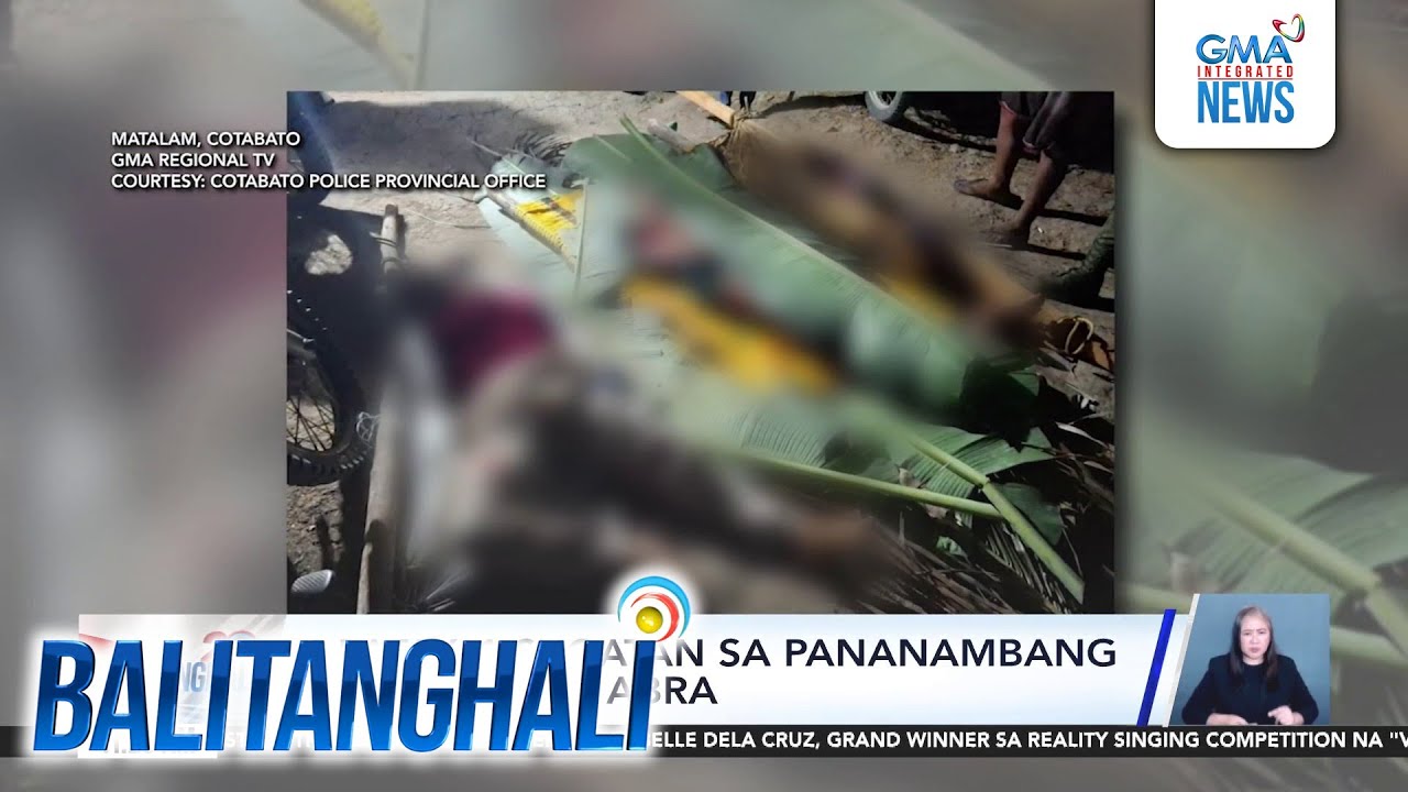 4 patay, 1 sugatan sa pananambang sa Brgy. New Abra | Balitanghali