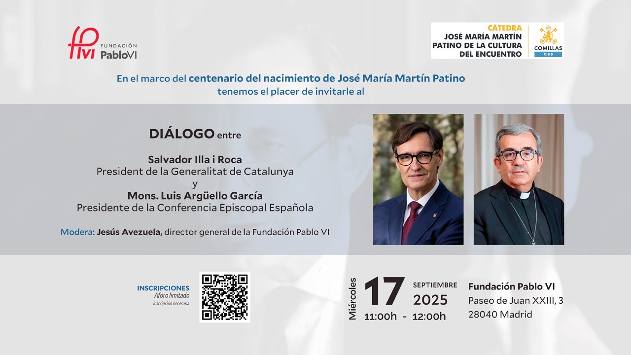 Diálogo entre Salvador Illa y Mons. Luis Argüello