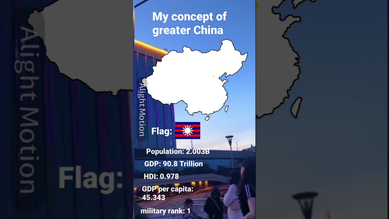My concept of greater China: #mapping #geotube #mapper #china