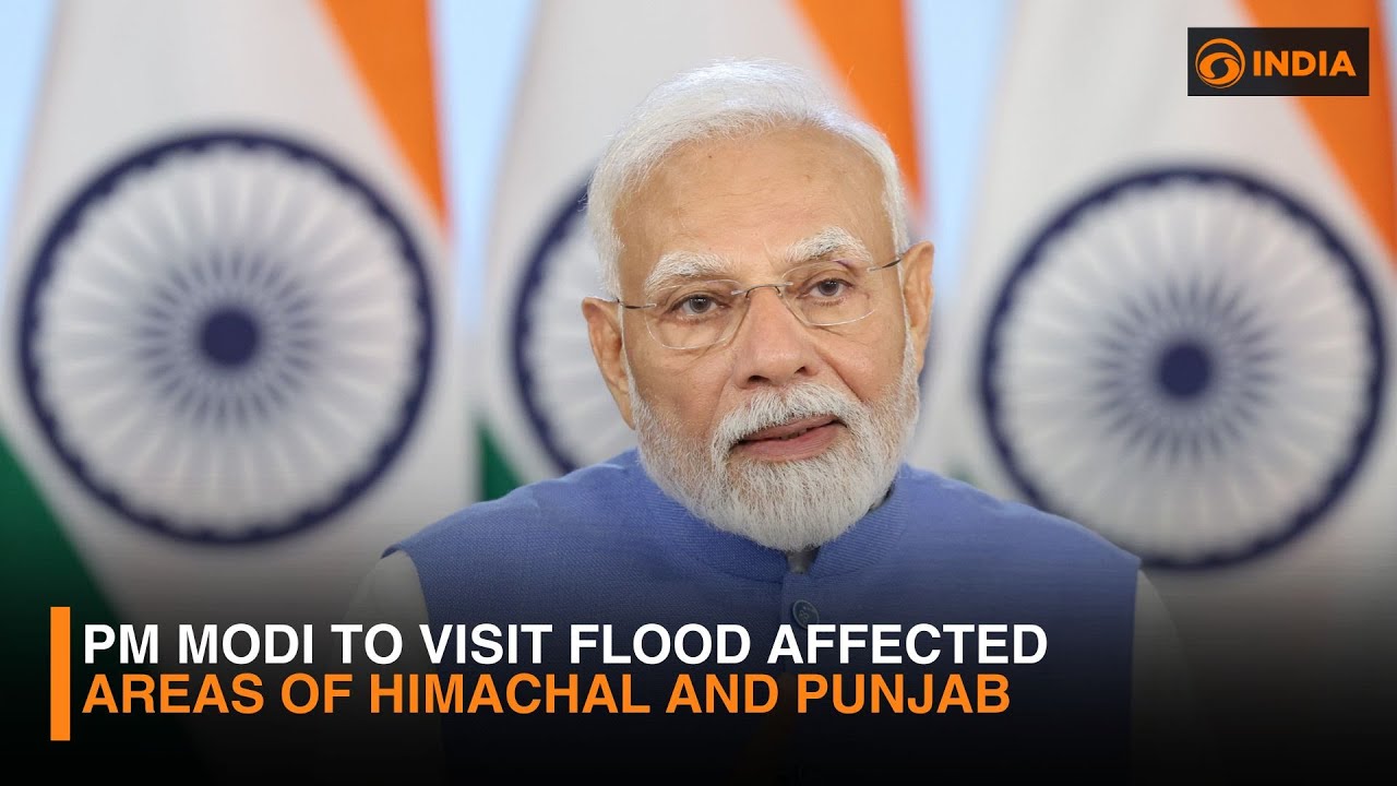 PM Modi to visit flood affected areas of Himachal and Punjab