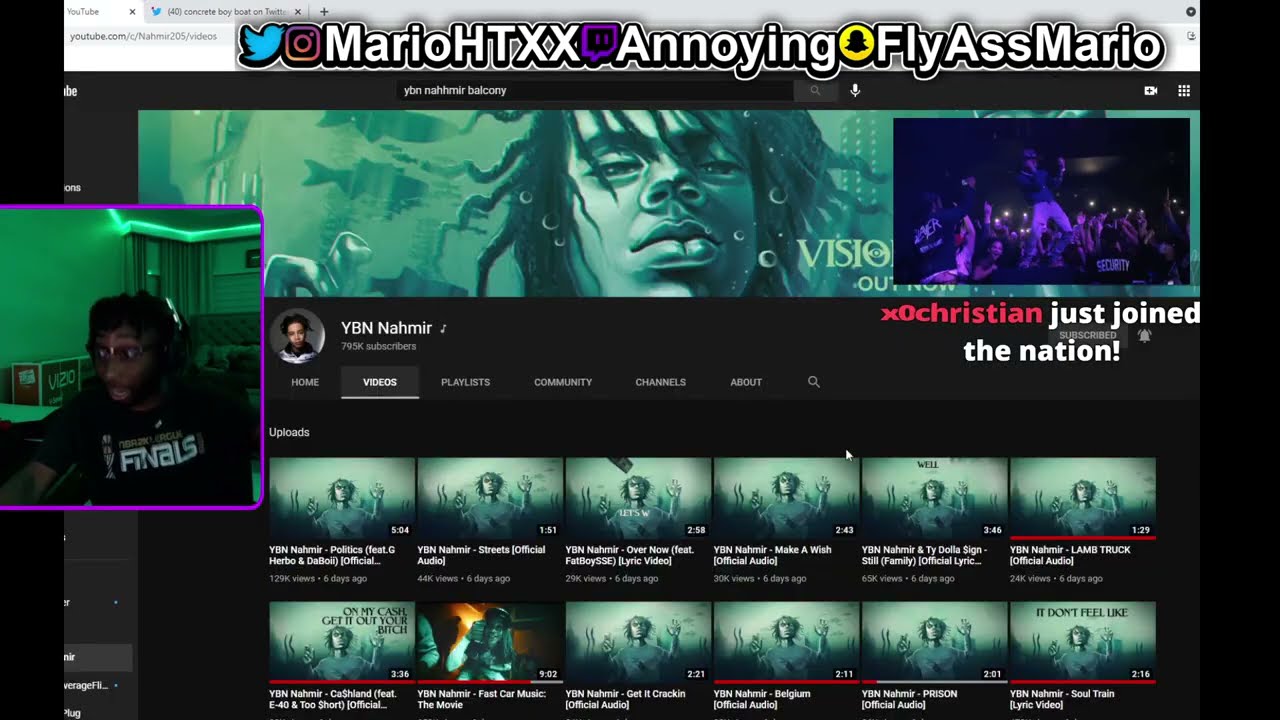 AnnoyingTV рассказывает о том, как YBN Nahmir отписался от него + о продажах альбома на Visionland