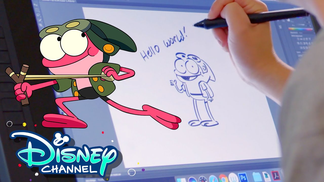 Learn to Draw Sprig ✏️ | Amphibia | Disney Channel