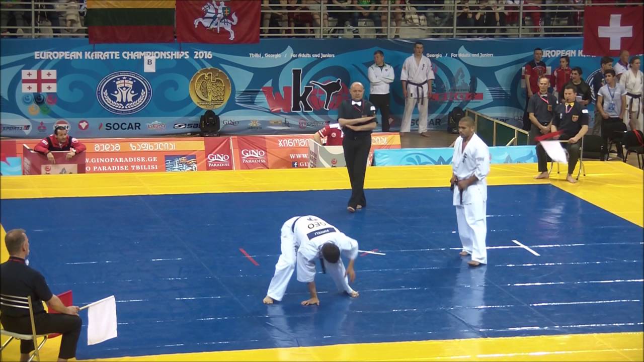 EC2016 Men 75 85kg Sacha&nbsp;D&eacute;costerd Switzerland AKA Vs Erekle&nbsp;Pirveli Georgia SHIRO