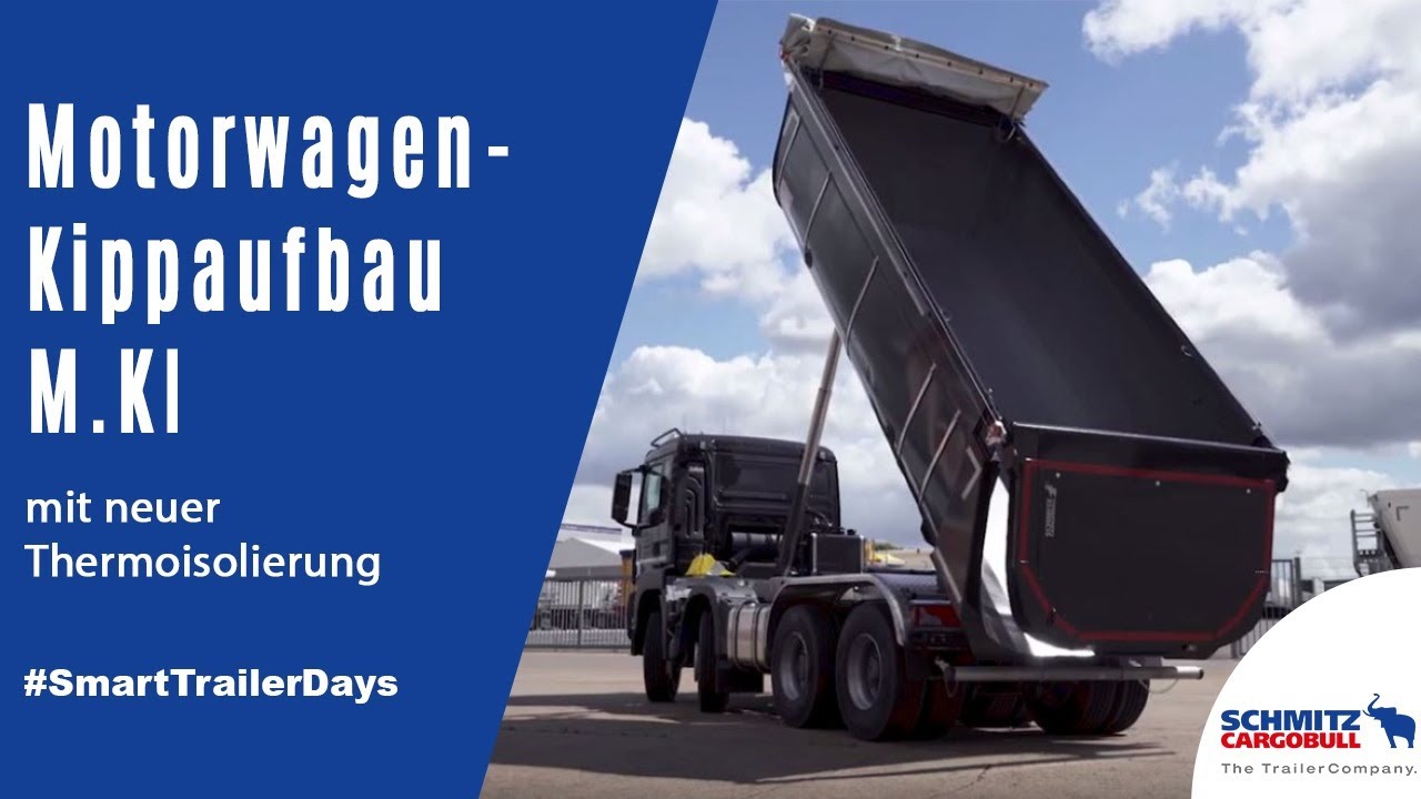 Motorwagenkippaufbau M.KI mit neuer Thermoisolierung – Schmitz Cargobull [Deutsch]