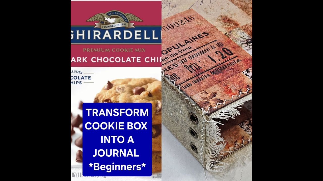 Transform Your Cookie Box into a Beautiful Journal