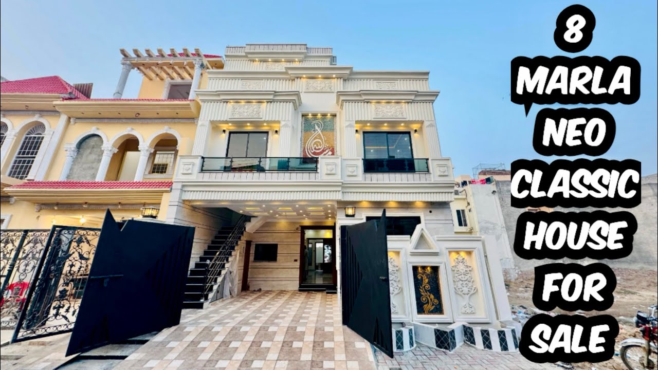 8 Marla Neo Classic House For Sale In Al Rehman Garden Phase 2 Lahore.