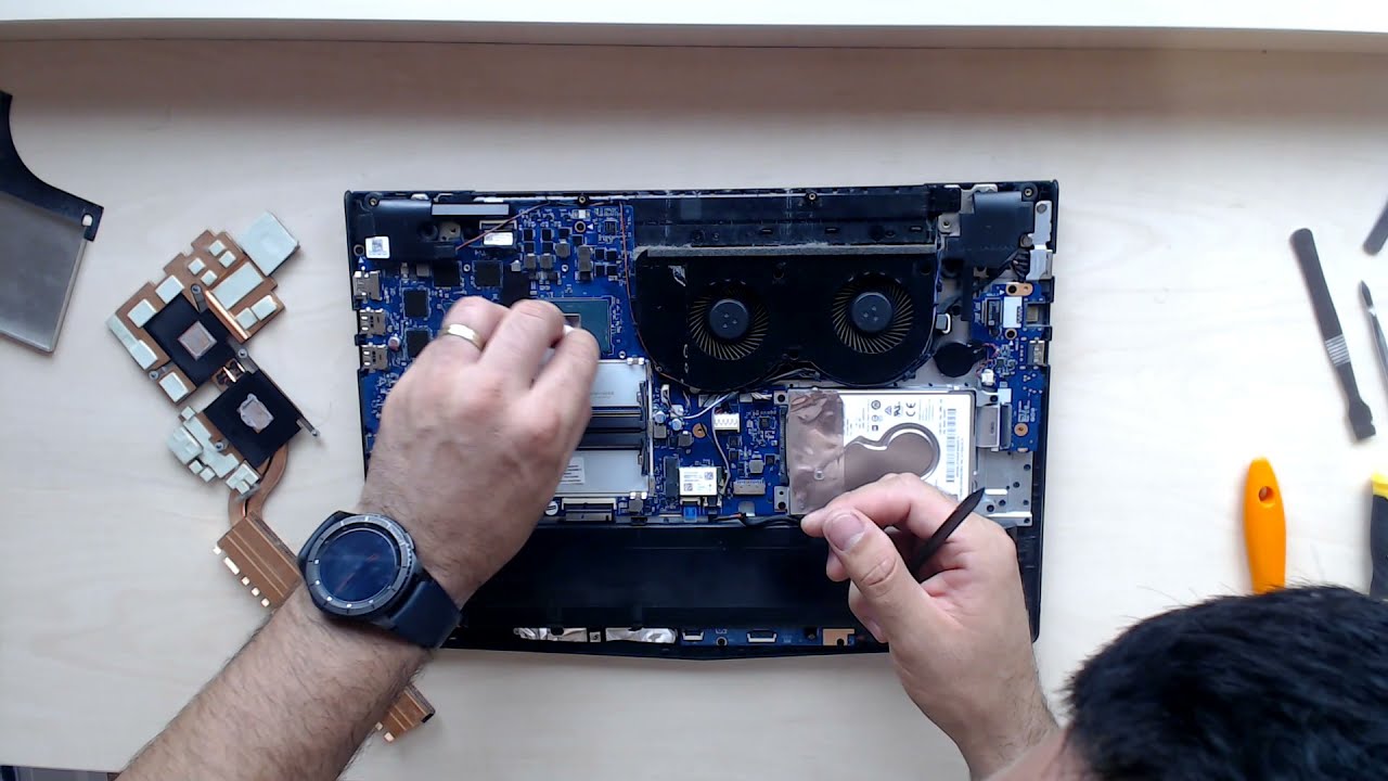 How to: Upgrade Lenovo Y520 - 80WK - RAM/SSD - NVMe M.2 Kingston A2000 500GB - HyperX 32GB DDR4