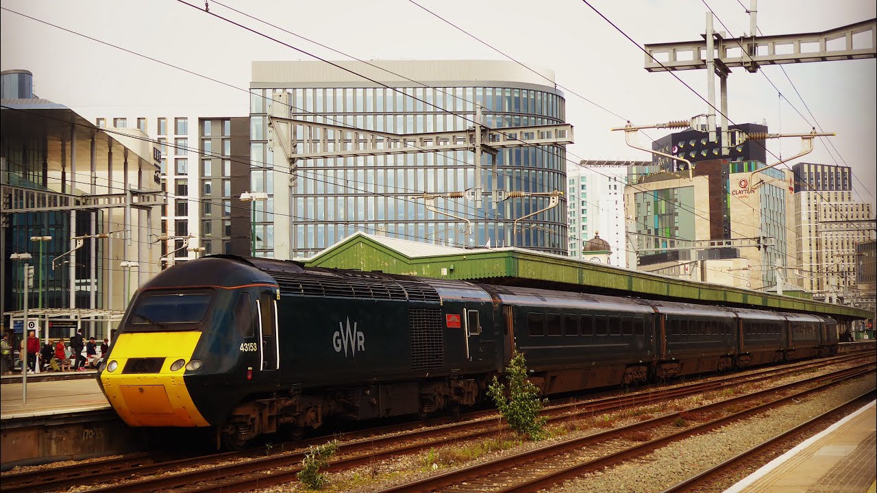Trains at Cardiff Central