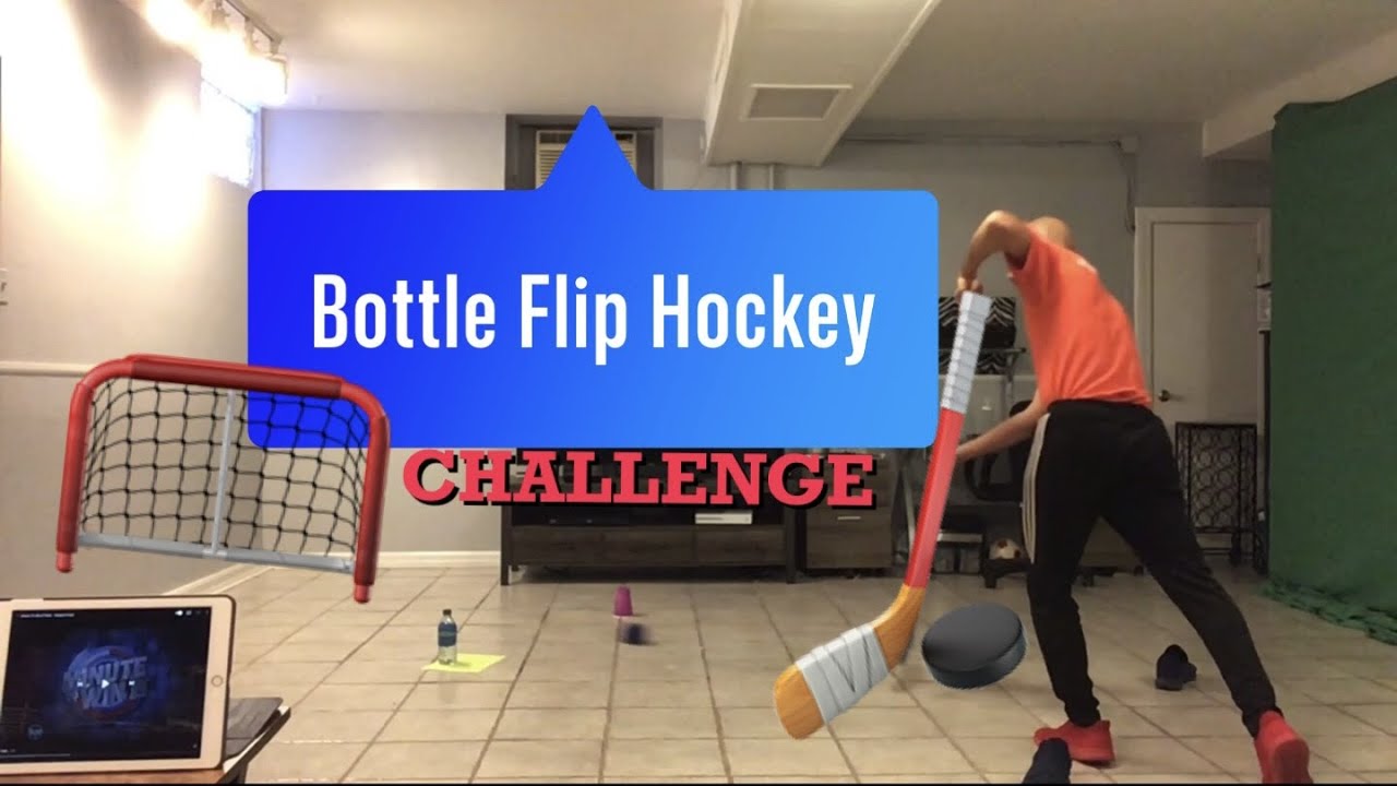 PE At Home: “Bottle Flip Hockey” Challenge