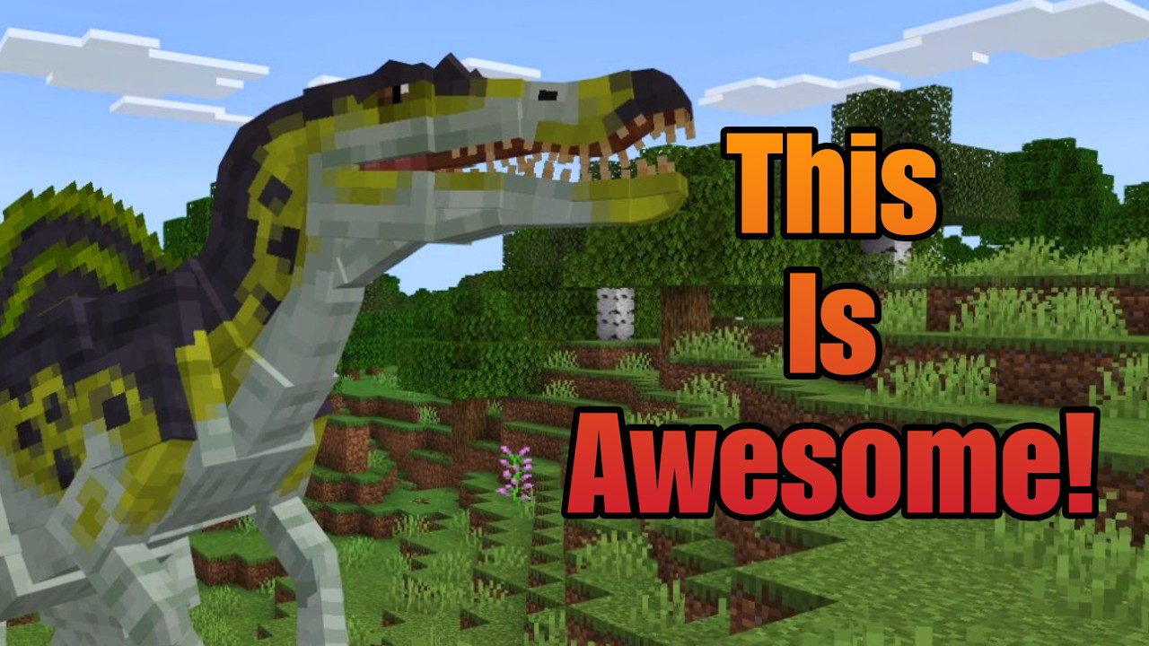 Dinosaurs Time Addon Creature Showcase! (Minecraft)