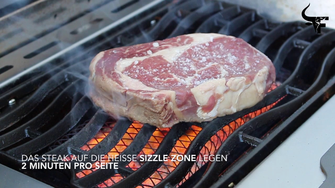 Steak auf der Sizzle Zone