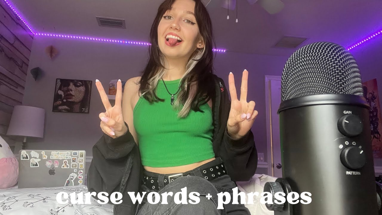 chaotic ASMR | curse words + phrases 😸🤍l