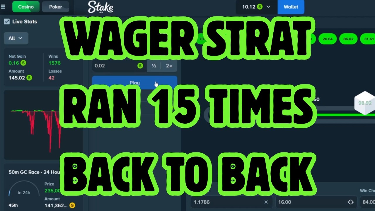 $10 Wager Strategy Worked 15 Times in a Row