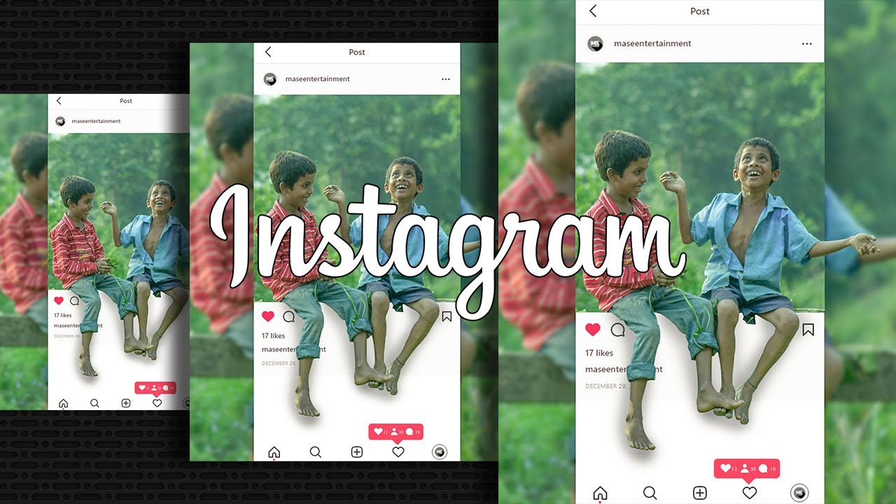 Jinsi Gani Ya Kutengeneza Instagram Pop Out Kwenye Adobe Photoshop