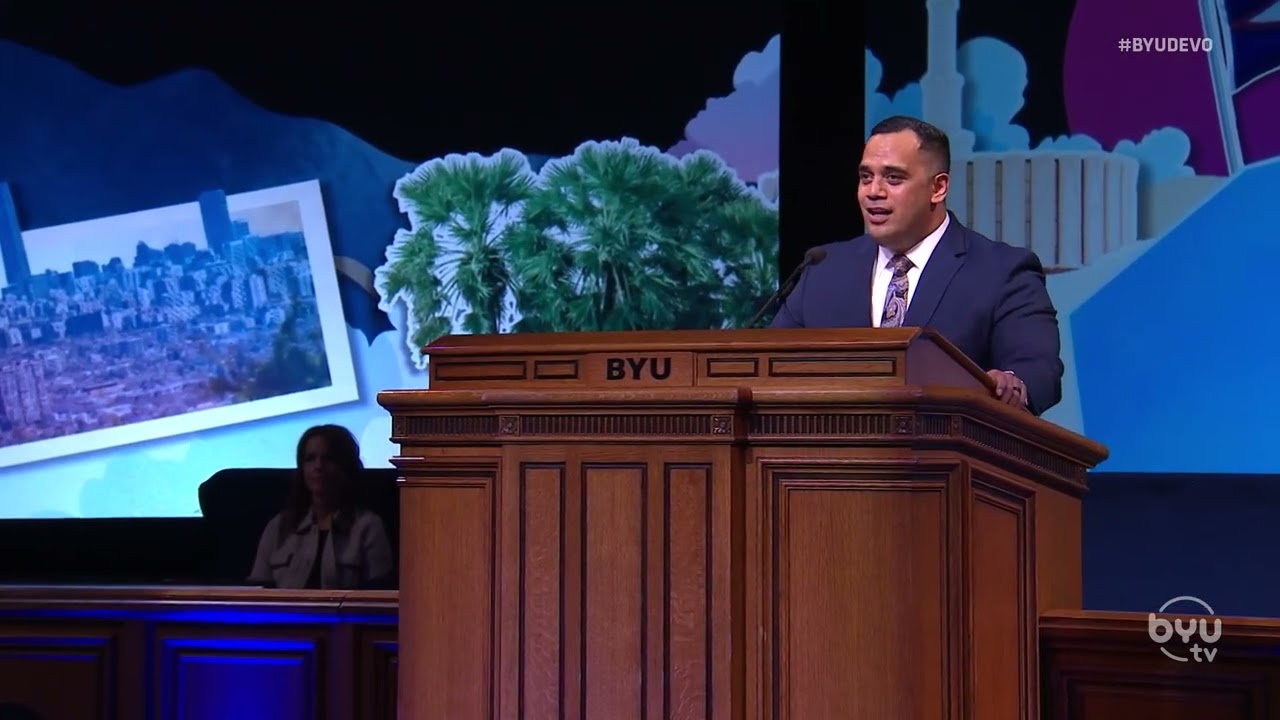 Gabriel W. Reid urges students to go, work and build as they follow the Lord's promptings