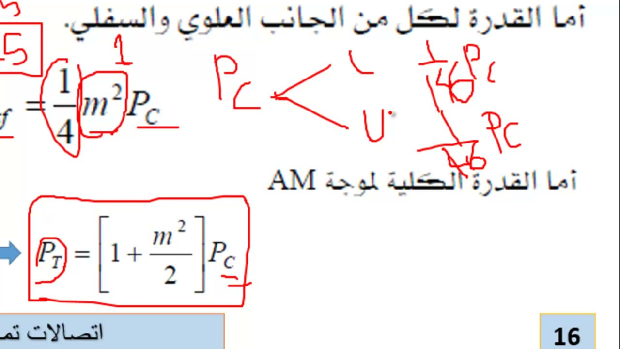 اتصالات  المحاضرة السادسة