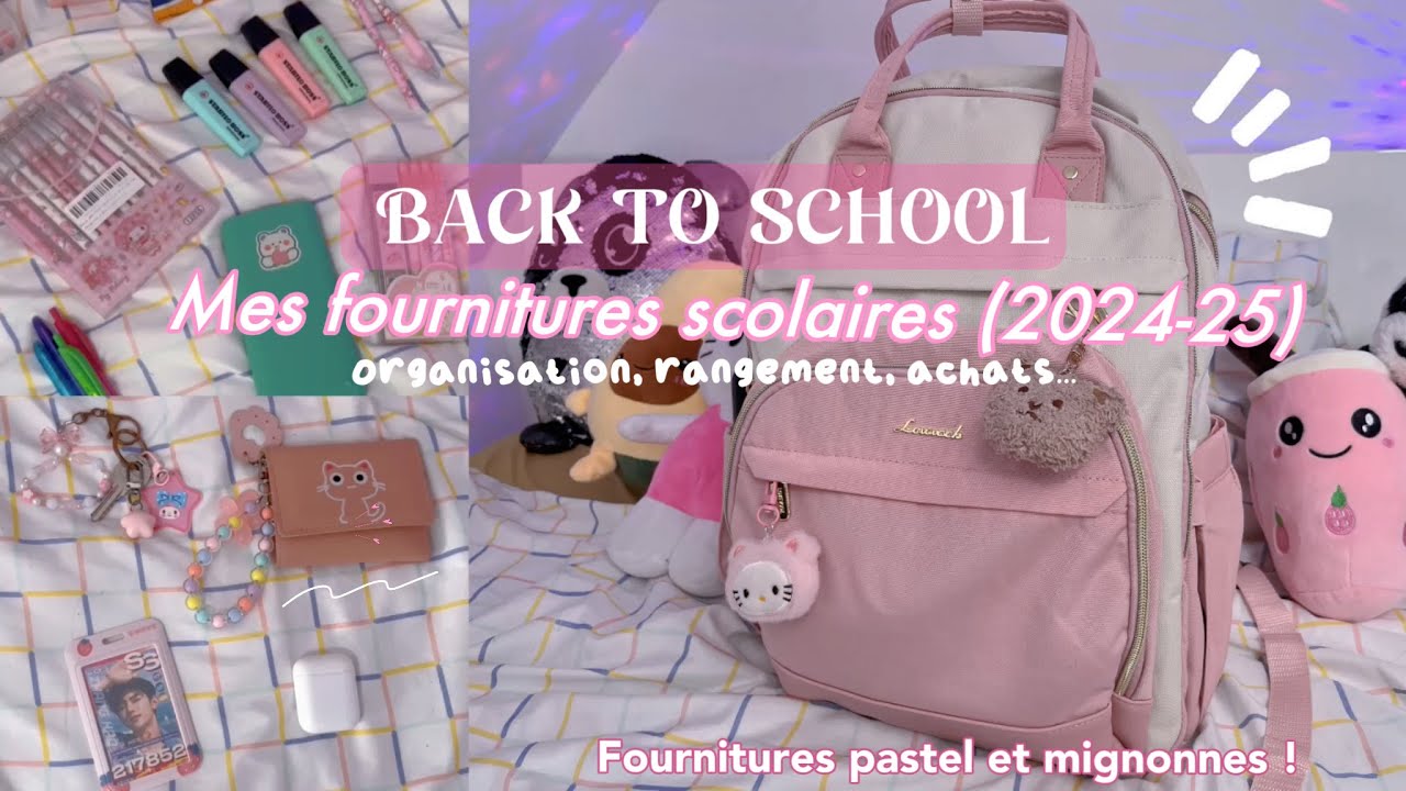 MES FOURNITURES SCOLAIRES de TERMINALE pour la rentrée (2024-25) 🎀