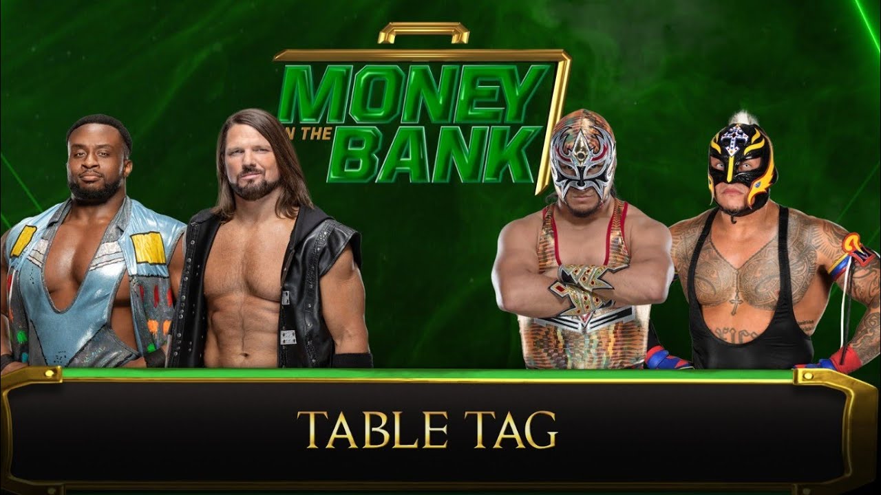 Full Match - AJ Styles vs Rey Mistereo Duo Fight Highlights| Money in The Bank | Full Intense Fight