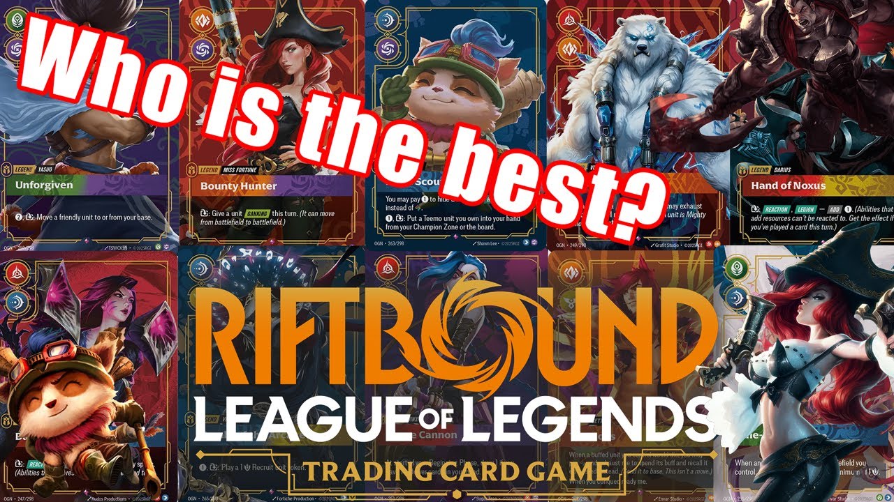Riftbound ALL Legend Meta TIerlist!!!!!