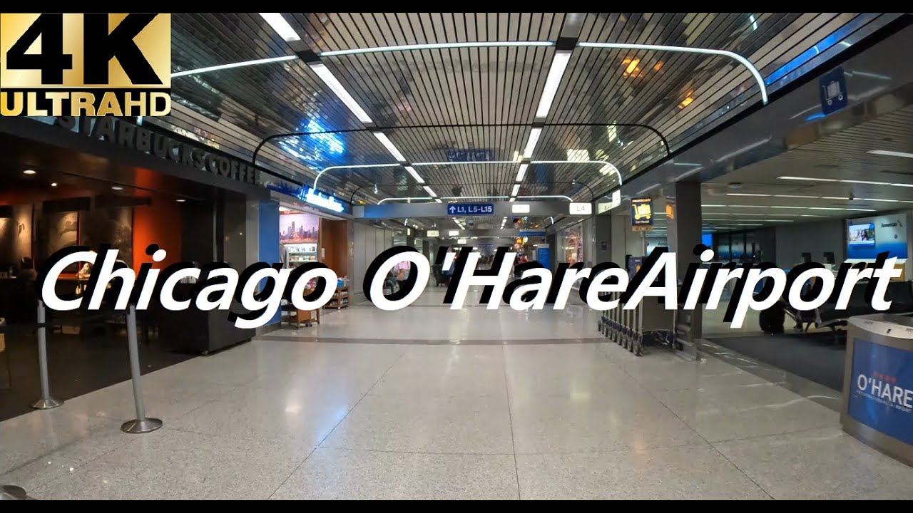 Chicago O'Hare International Airport (ORD) Walkthrough Inside