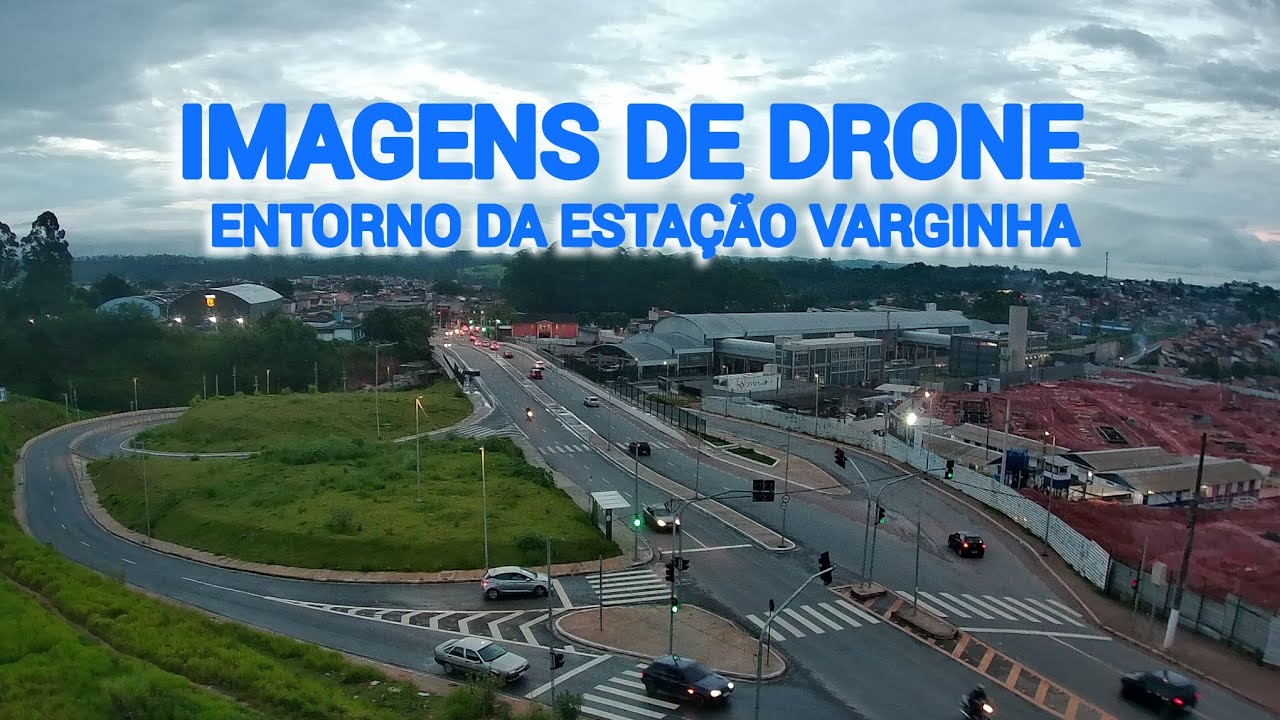 IMAGENS DE DRONE DA ESTAÇÃO VARGINHA DA LINHA 9-ESMERALDA EM SÃO PAULO SP ZONA SUL-VARGINHA #drone