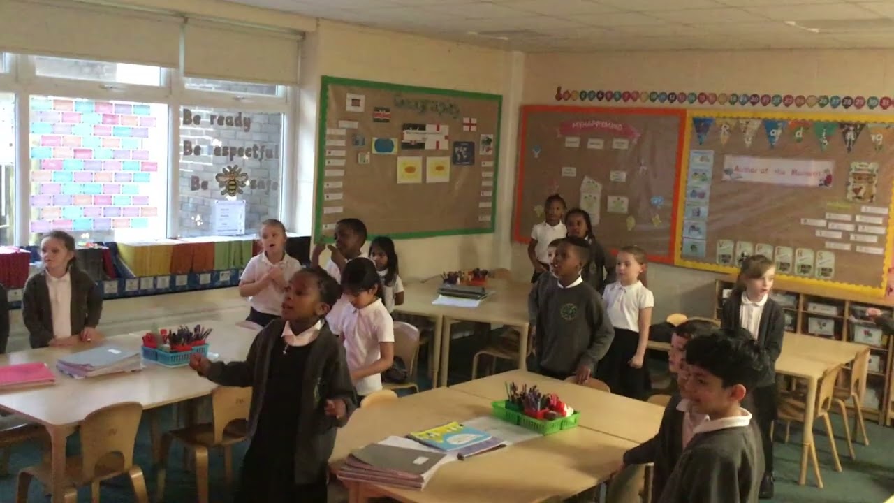 Boarshaw Primary Year 2 Lobsters singing Jingle Bells