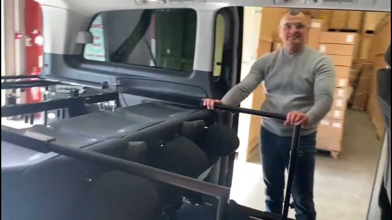 Instruction on installing STee FRee Sleep System in Mercedes Vito Tourer.