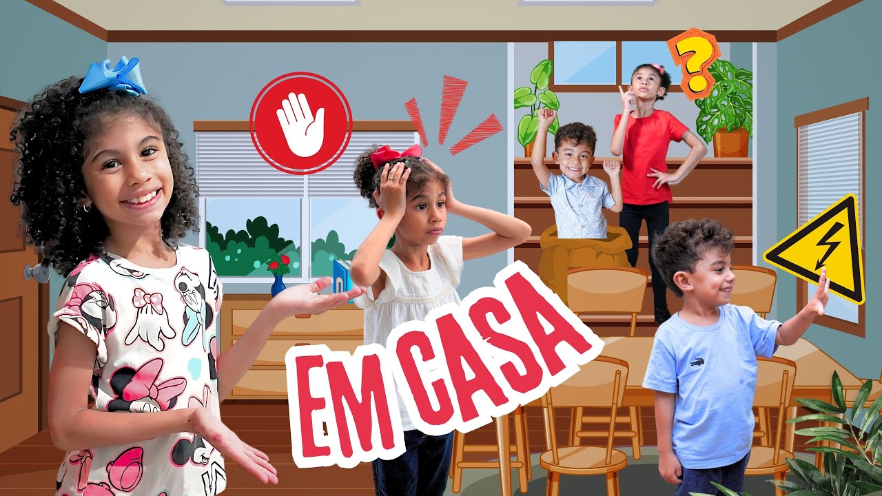 Brincando e Aprendendo em Casa com Esther & Lucas