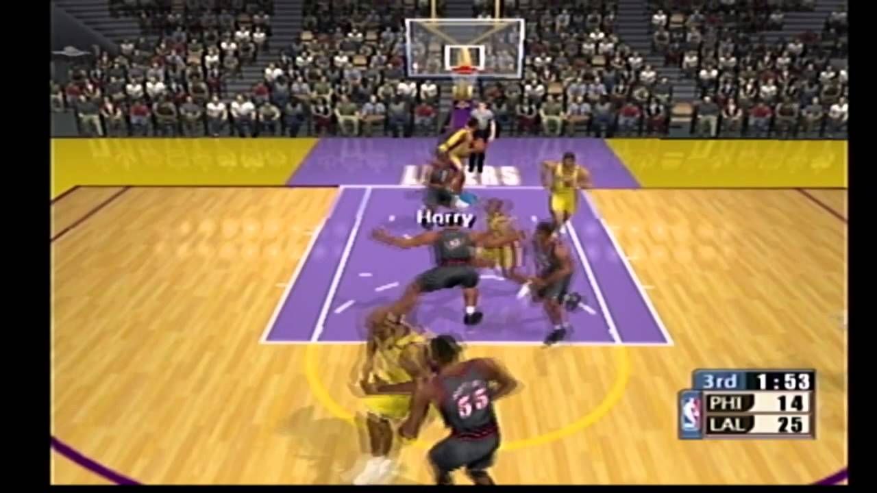 NBA 2K1 - Direct Capture from Dreamcast - 76ers vs Lakers