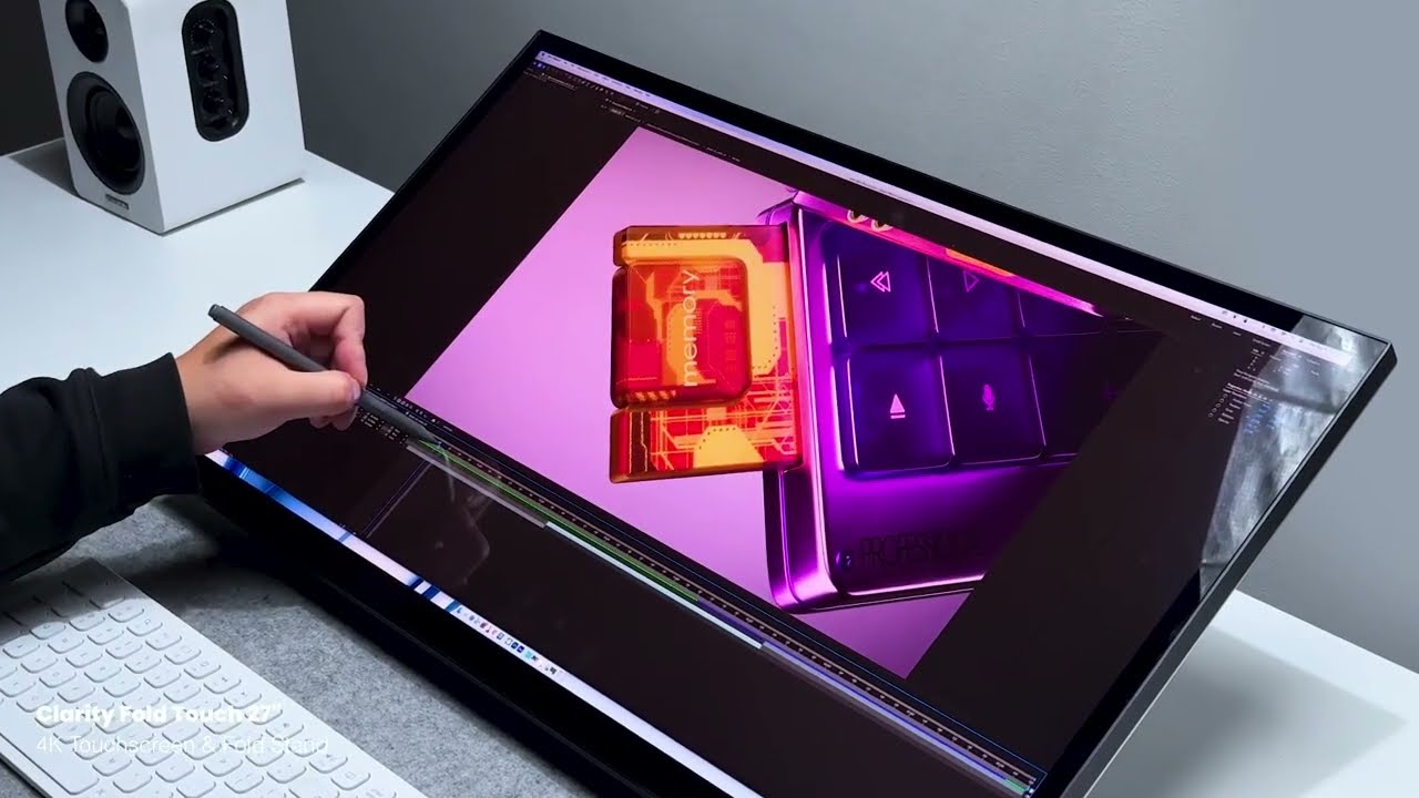 This 4K Touchscreen Monitor Does EVERYTHING! | Clarity Fold Touch 27