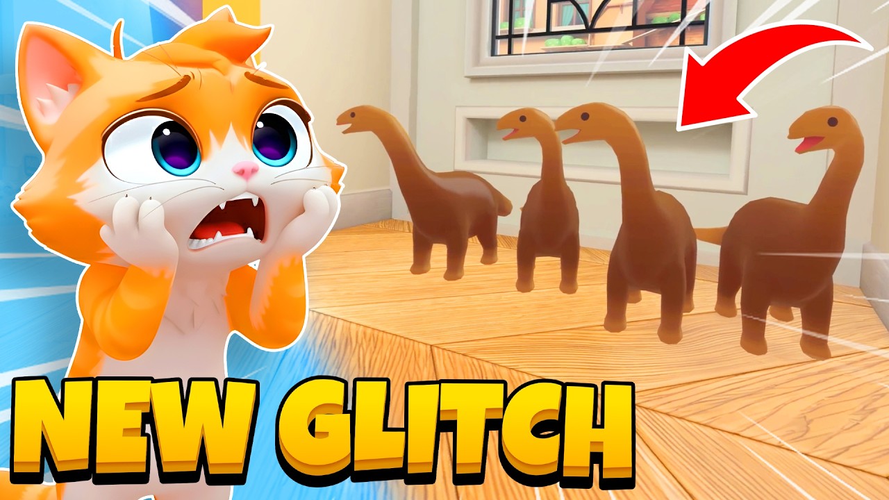 (New Glitch) Building a Dino Pet Store with 100 Dinosaurs in I AM CAT VR!