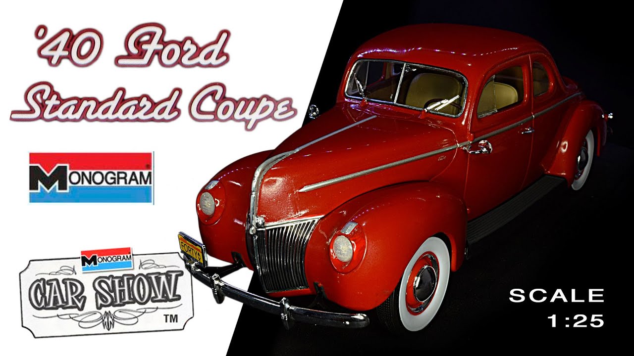🚗🖌️ Building 40 Ford Standard Coupe Scale 1:25 | Monogram Model kits Step by step