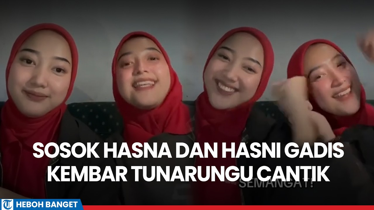Sosok Hasna dan Hasni Gadis Kembar Tunarungu Cantik yang Viral Diterima Kerja di Matahari
