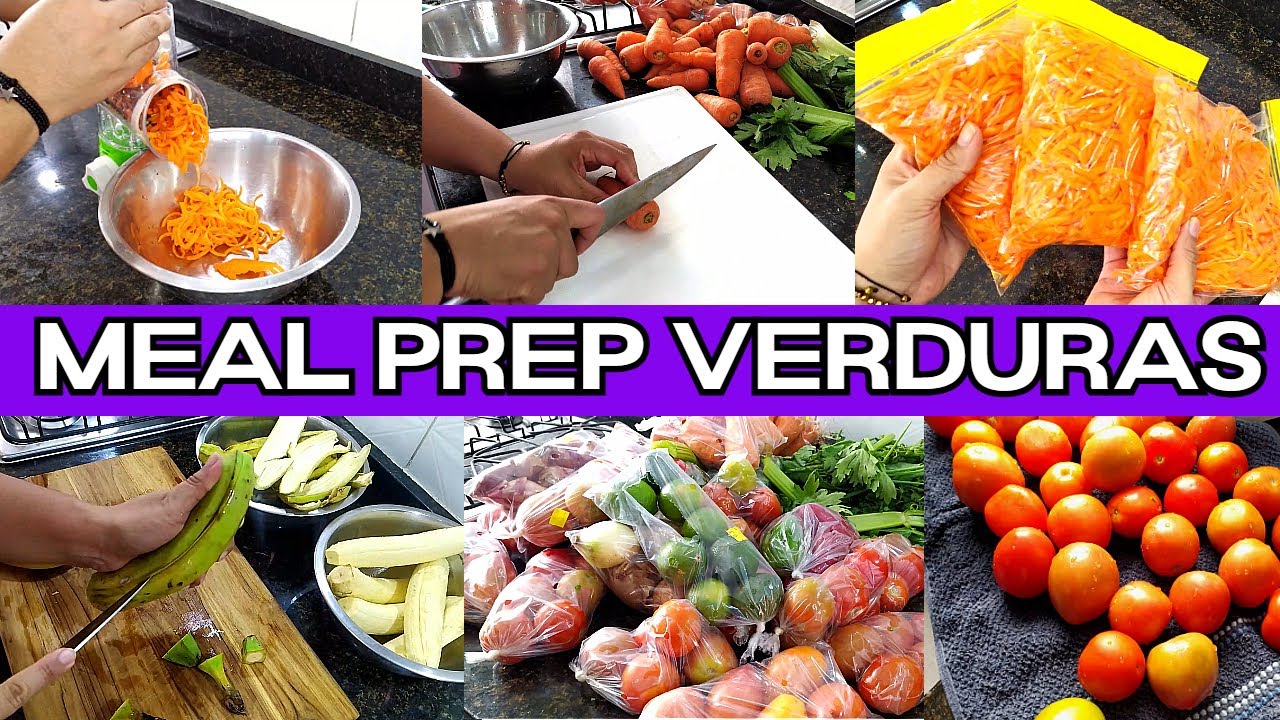 PATACONES para CONGELAR y VERDURAS  listas para cocinar: Meal prep que facilita la vida