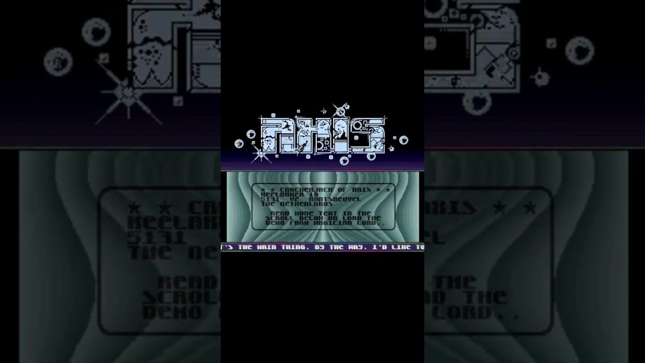 Amiga Demo Klojo by Axis (1991) | #amiga #cracktro #demoscene #retrogaming