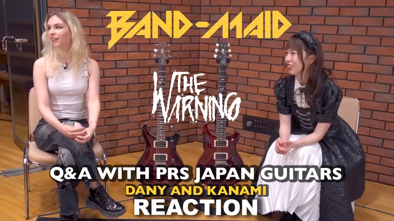 Brothers REACT to Q&A with Dany and Kanami of BandMaid and The Warning: PRS Guitars Japan