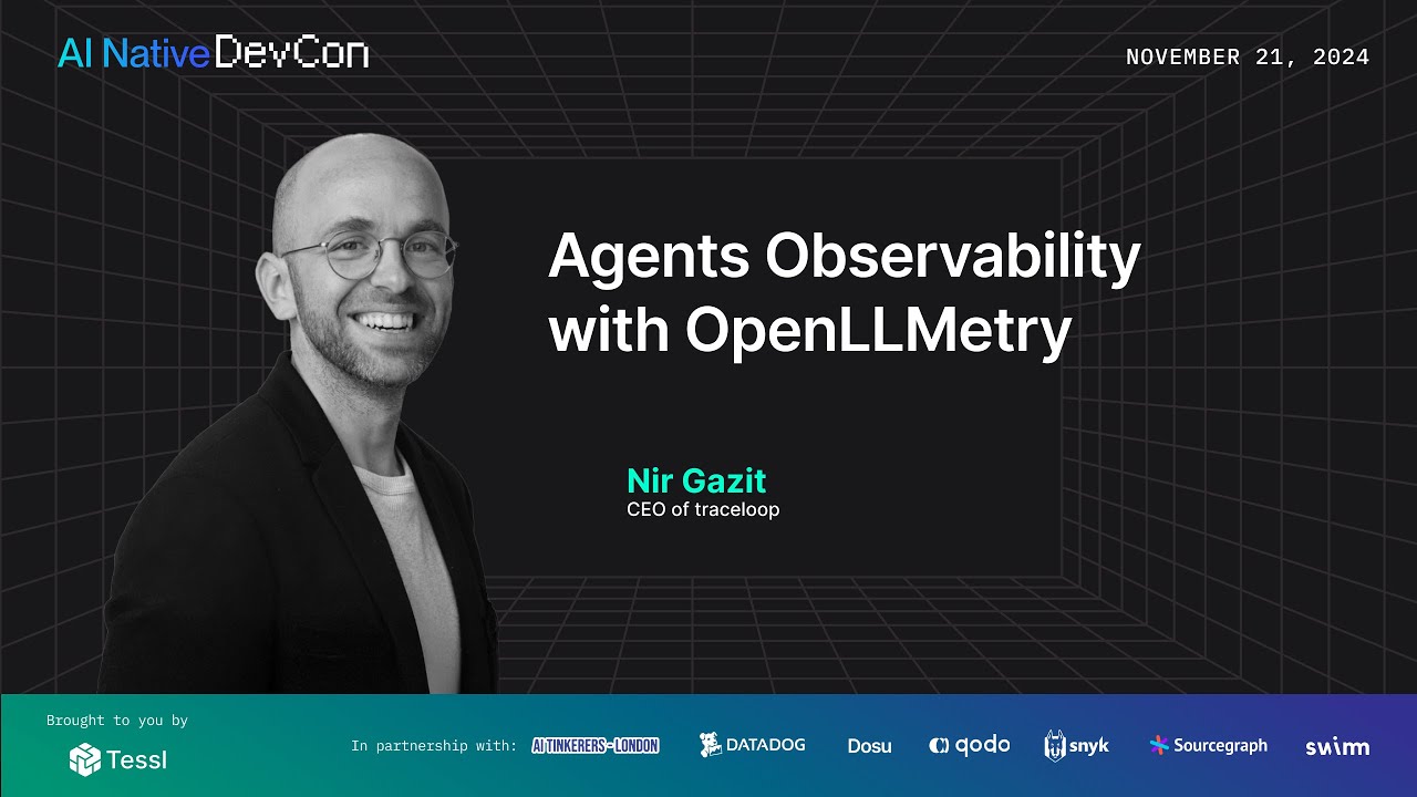 Agents Observability with OpenLLMetry with Nir Gazit
